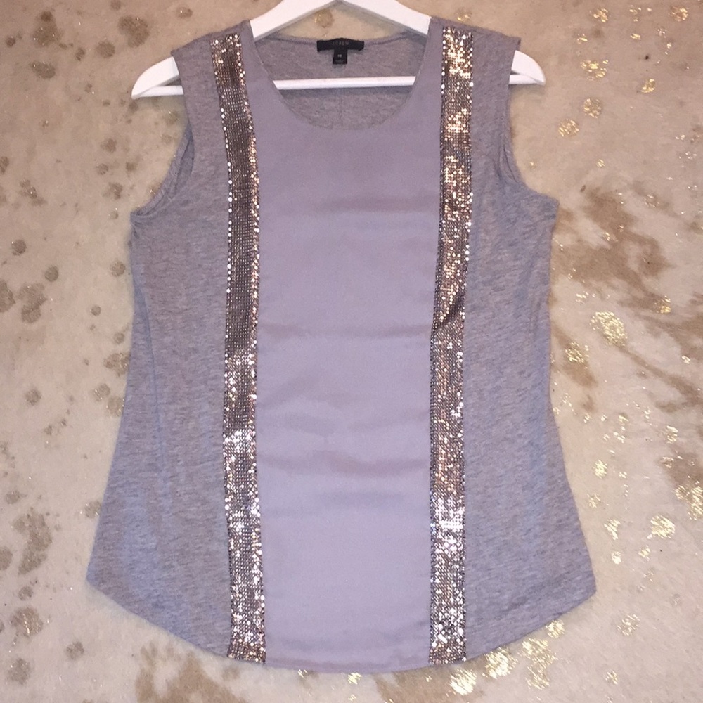 J. Crew embellished top